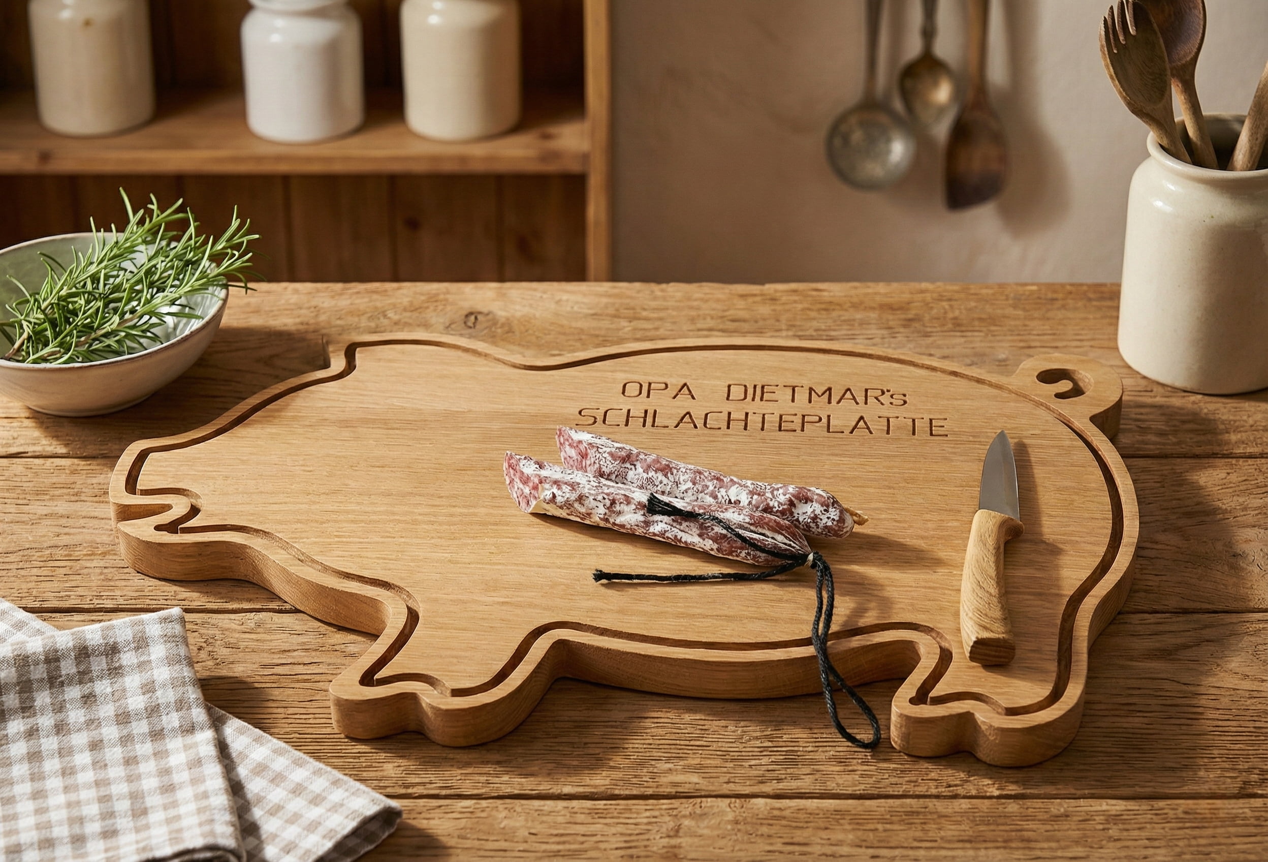 Schneidebrett Detail