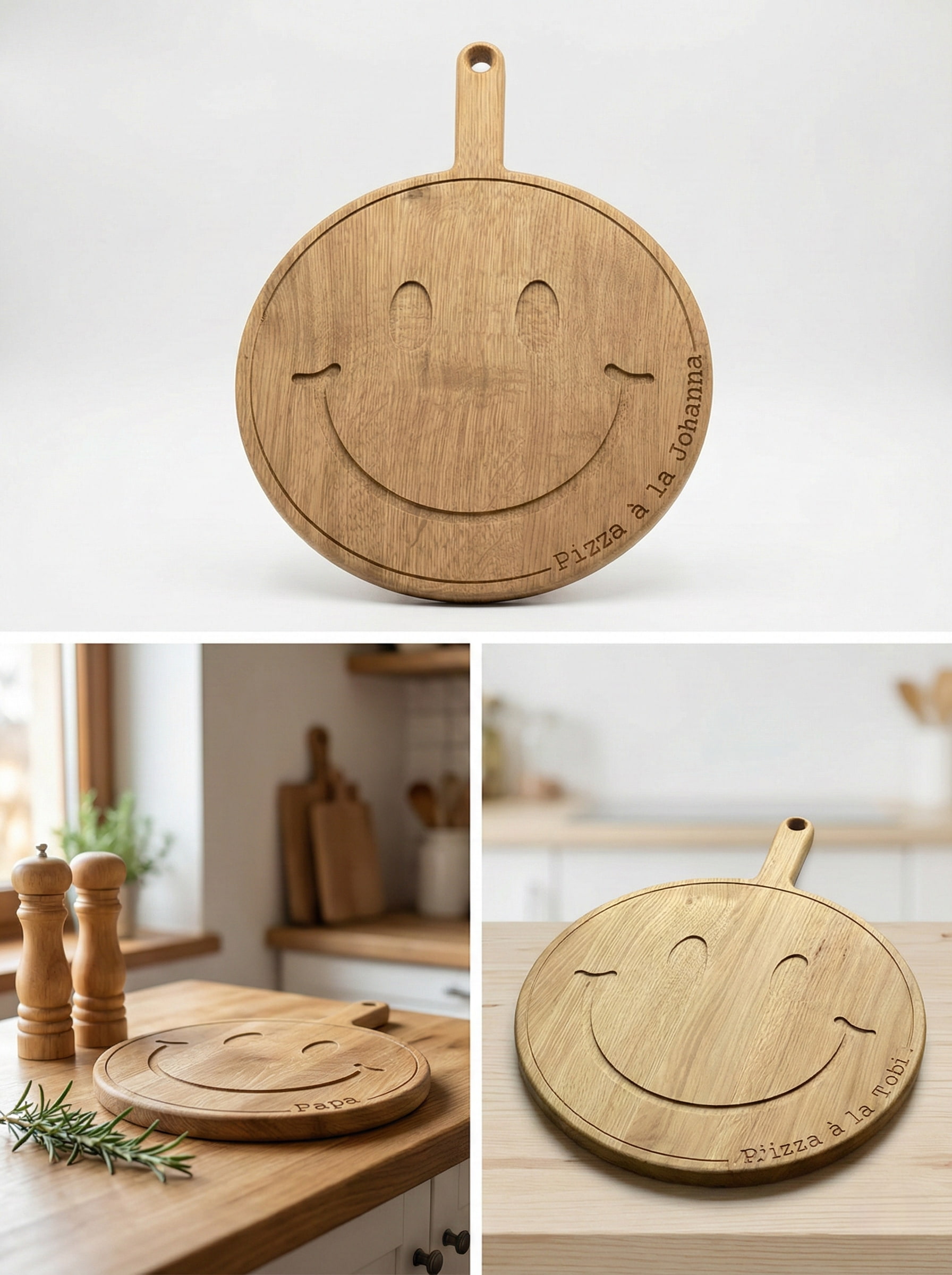 Pizzabrett Servierbeispiel